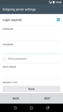 Press the field below 