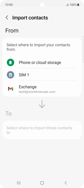 Press the name of the SIM.