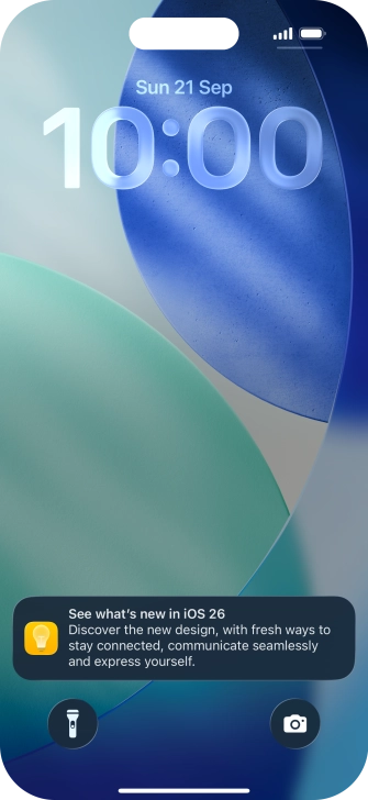 Press the required notification and follow the instructions on the screen to use the selected function. Press the required notification and follow the instructions on the screen to use the selected function.