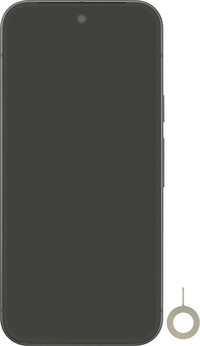 Find the opener for the SIM holder.