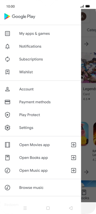 Press My apps & games.
