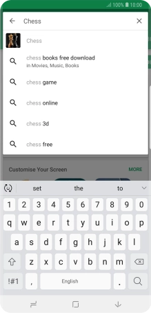 Key in the name or subject of the required app and press the search icon. Key in the name or subject of the required app and press the search icon.