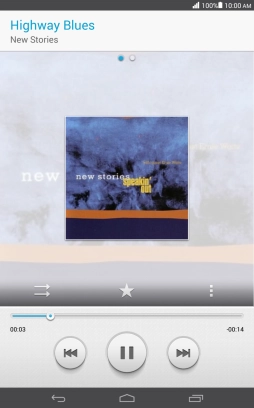 Press arrow right to go to the next audio file.