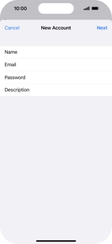 Press Description and key in the required name.