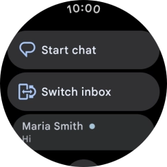 Press the required text message to read it. Press the required text message to read it.
