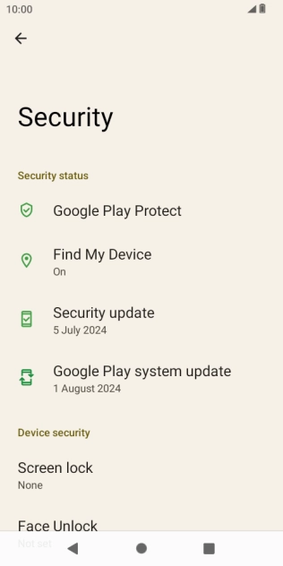 Press the Home key to return to the home screen.