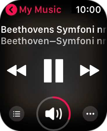 Press the volume icon.