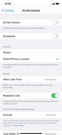 Press the indicator next to Press the indicator next to