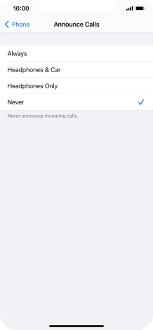 Press Always to turn on the function when silent mode is turned off.