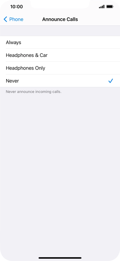 Press Always to turn on the function when silent mode is turned off.