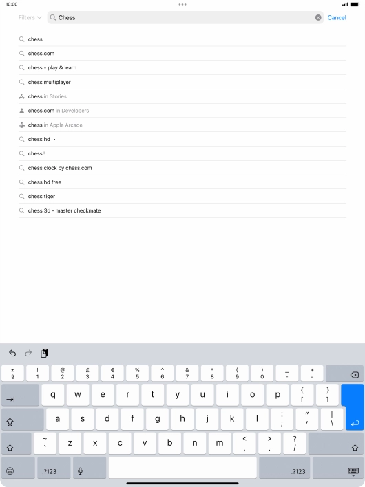 Key in the name or subject of the required app and press enter. Key in the name or subject of the required app and press enter.