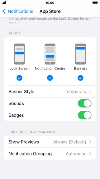 Press Notification Grouping.
