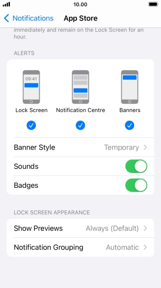 Press Notification Grouping.