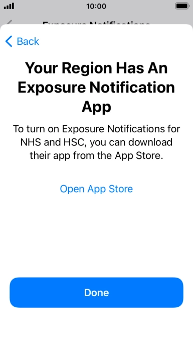 Press Open App Store and follow the instructions on the screen to download and install the app.