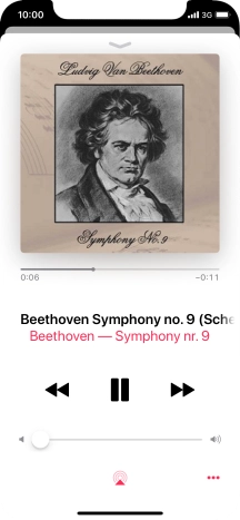 Press arrow right to go to the next audio file.