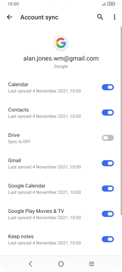 Press the Home key to return to the home screen.