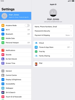 Press the Home key to return to the home screen.