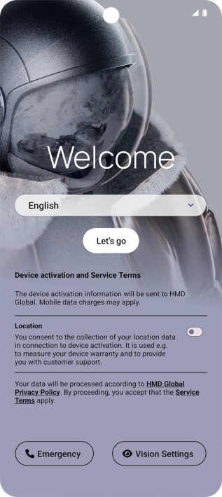 Press the drop down list. Press the drop down list.