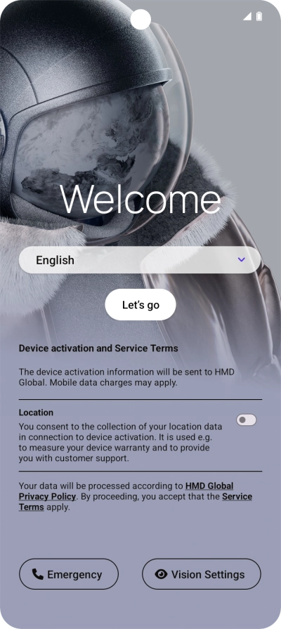 Press the drop down list. Press the drop down list.