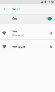 Press the Home key to return to the home screen.