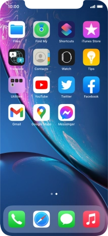 Press and hold the required app.