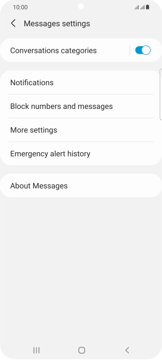 Press More settings.