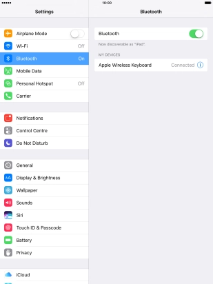 Press the Home key to return to the home screen.