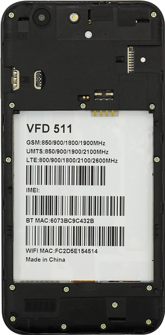 Place your SIM as illustrated next to the SIM holder.