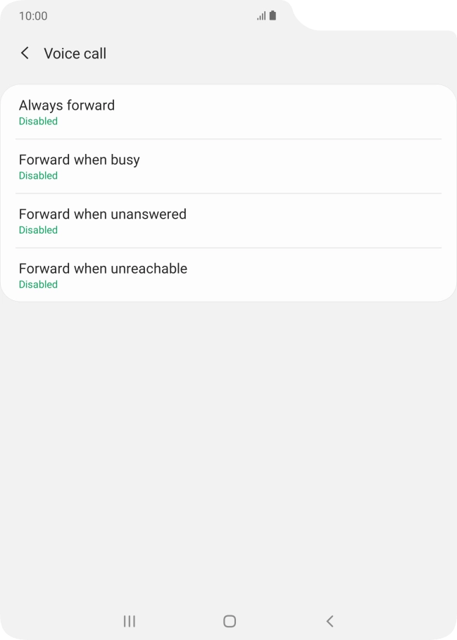 Press the Home key to return to the home screen.