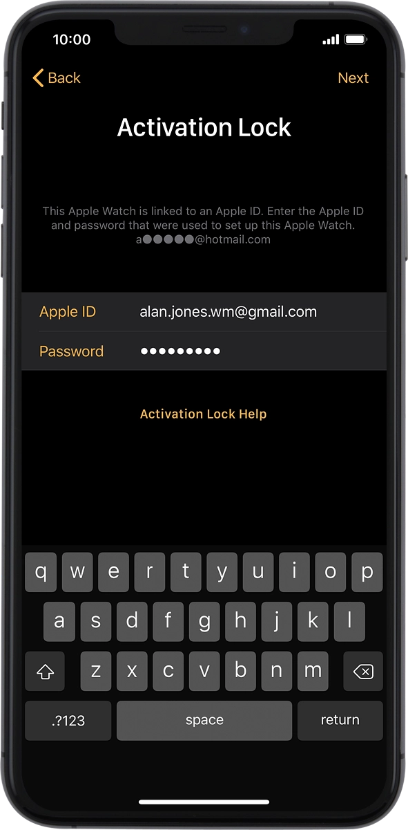 On your phone: Press Next.