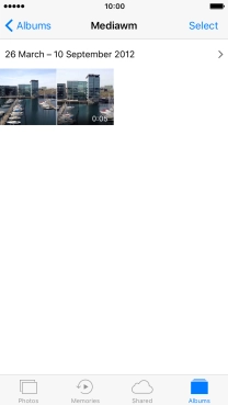 Hard press and hold the required picture until a pop-up menu is displayed.