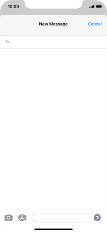 Press To: and key in the first letters of the recipient's name.