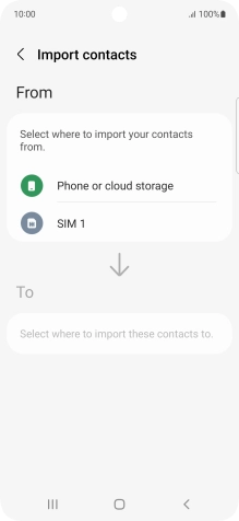 Press the name of the SIM.
