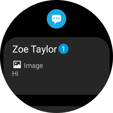 Press the required picture message.