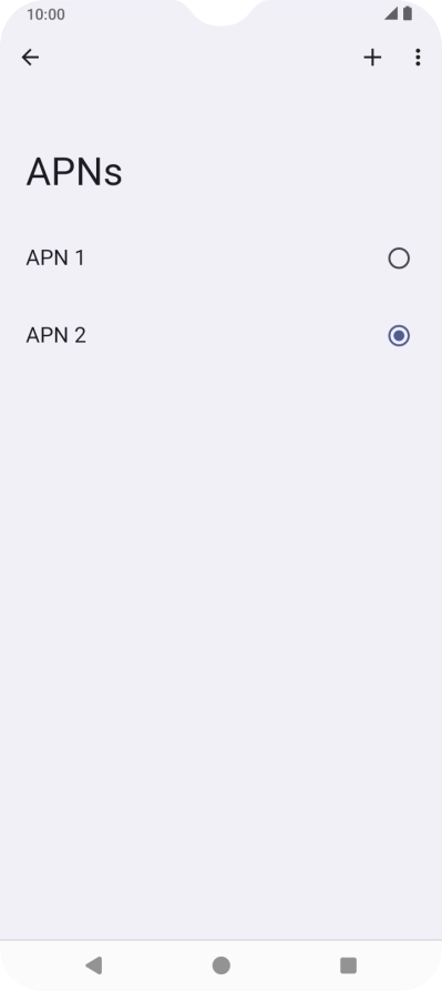 Press the Home key to return to the home screen.