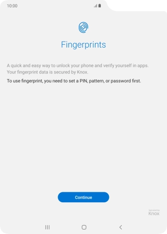 Press Continue. Press Continue.