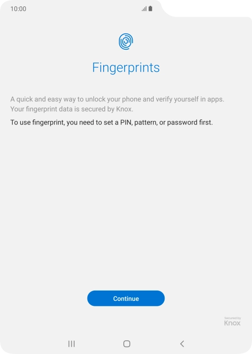 Press Continue. Press Continue.