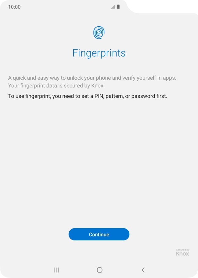 Press Continue. Press Continue.