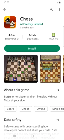 Press the Home key to return to the home screen.