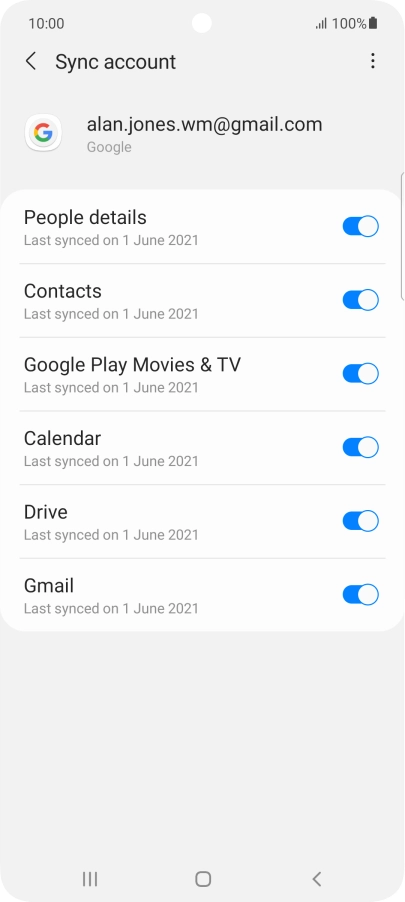 Press the Home key to return to the home screen.