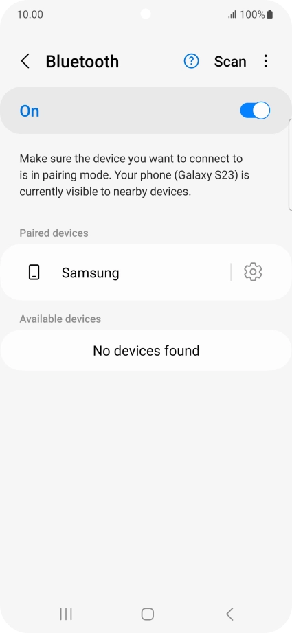 Press the Home key to return to the home screen.