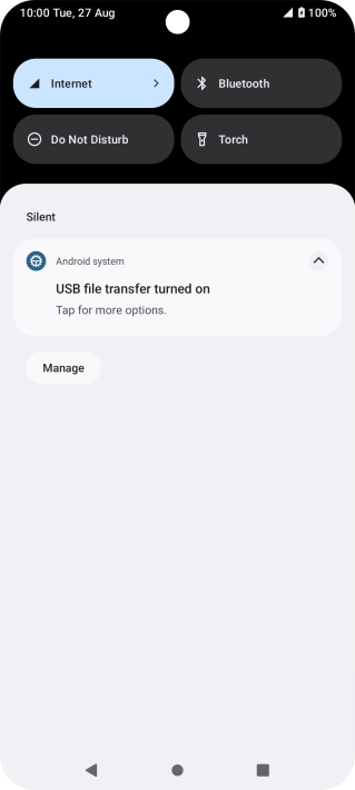 Press Tap for more options..