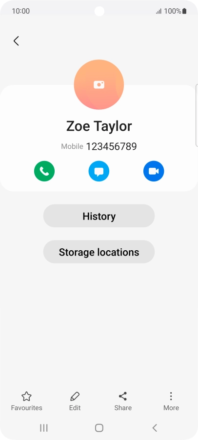 Press the Home key to return to the home screen.