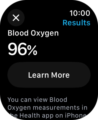 Your result is displayed on the screen.