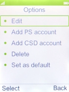 Select Add PS account. Select Add PS account.