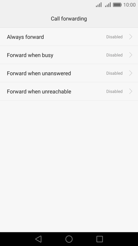 Press the Home key to return to the home screen.