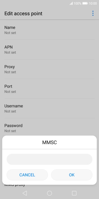 Key in http://pxt.vodafone.net.au/pxtsend and press OK.