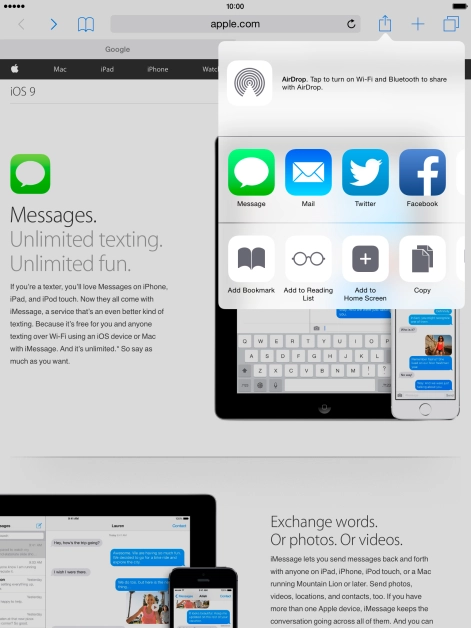 Press Add Bookmark.