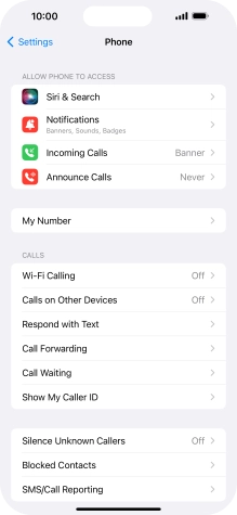 Press Show My Caller ID.