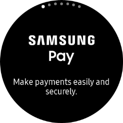 Press and hold the Return key to activate Samsung Pay.